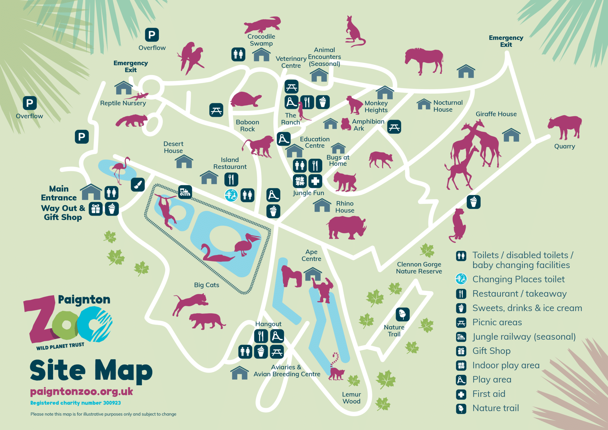 Zoo Map Zoo Map Theme Park Map Illustrated Map | Images and Photos finder
